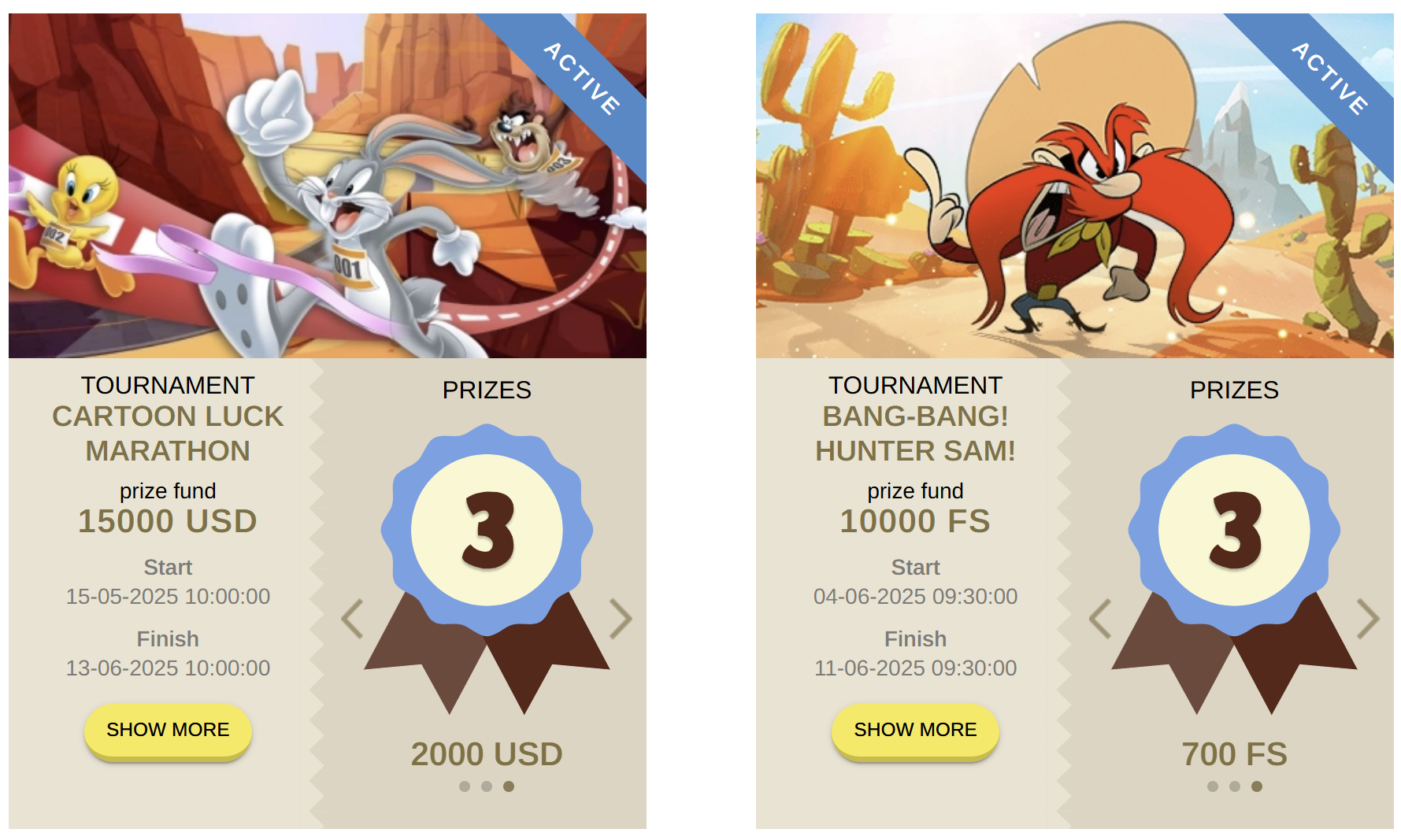 beep beep casino tournaments